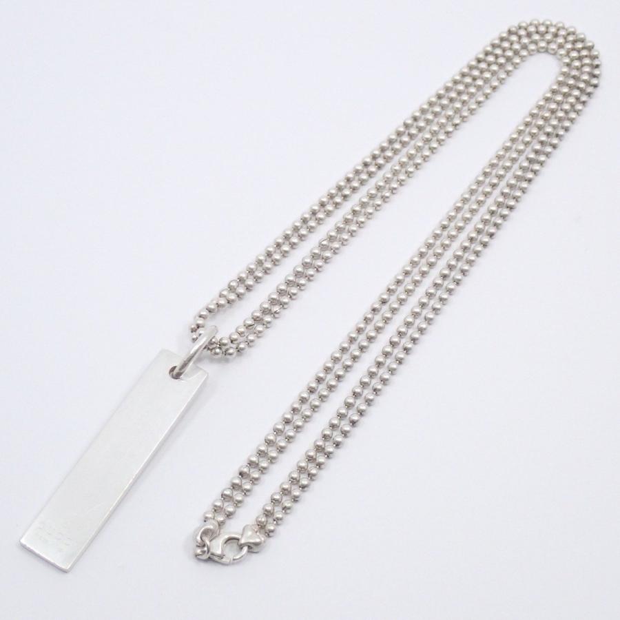 GUCCI（グッチ） プレートトップ 2連 ボールチェーン ネックレス