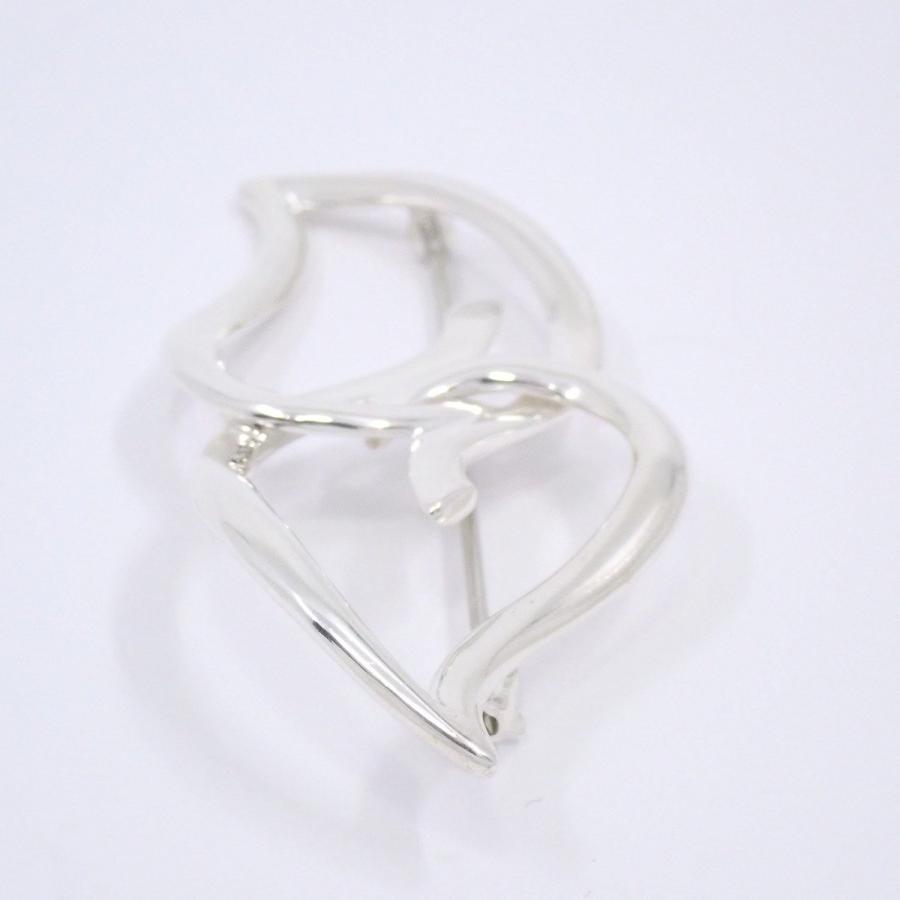 TIFFANY&Co.（ティファニー） ダブル リーフ ブローチ シルバー925【い
