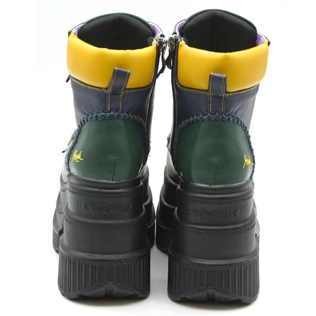 YOSUKE（ヨースケ） スニーカー レディース 厚底 ブラック 黒 厚底