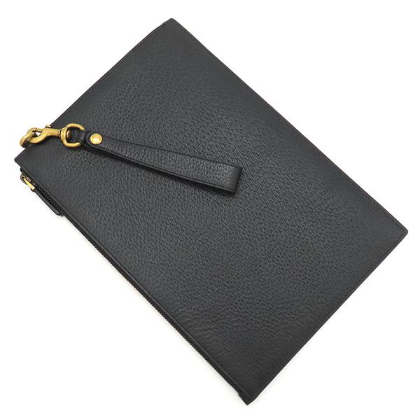 GUCCI（グッチ） クラッチバッグ GGマーモント レザー ブラック 黒