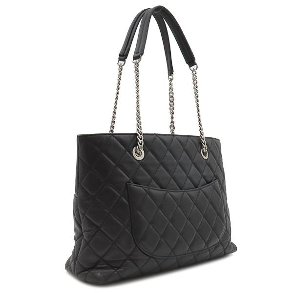 マトラッセ シャネル トートバッグ チェーン トート ラムスキン