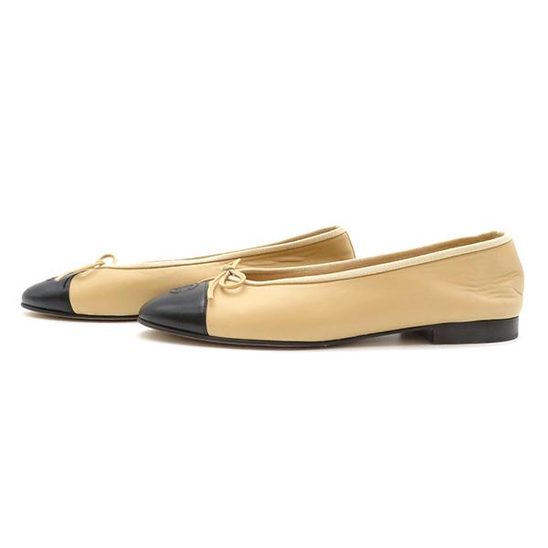 CHANEL（シャネル） 靴 バレリーナ フラットシューズ ベージュ