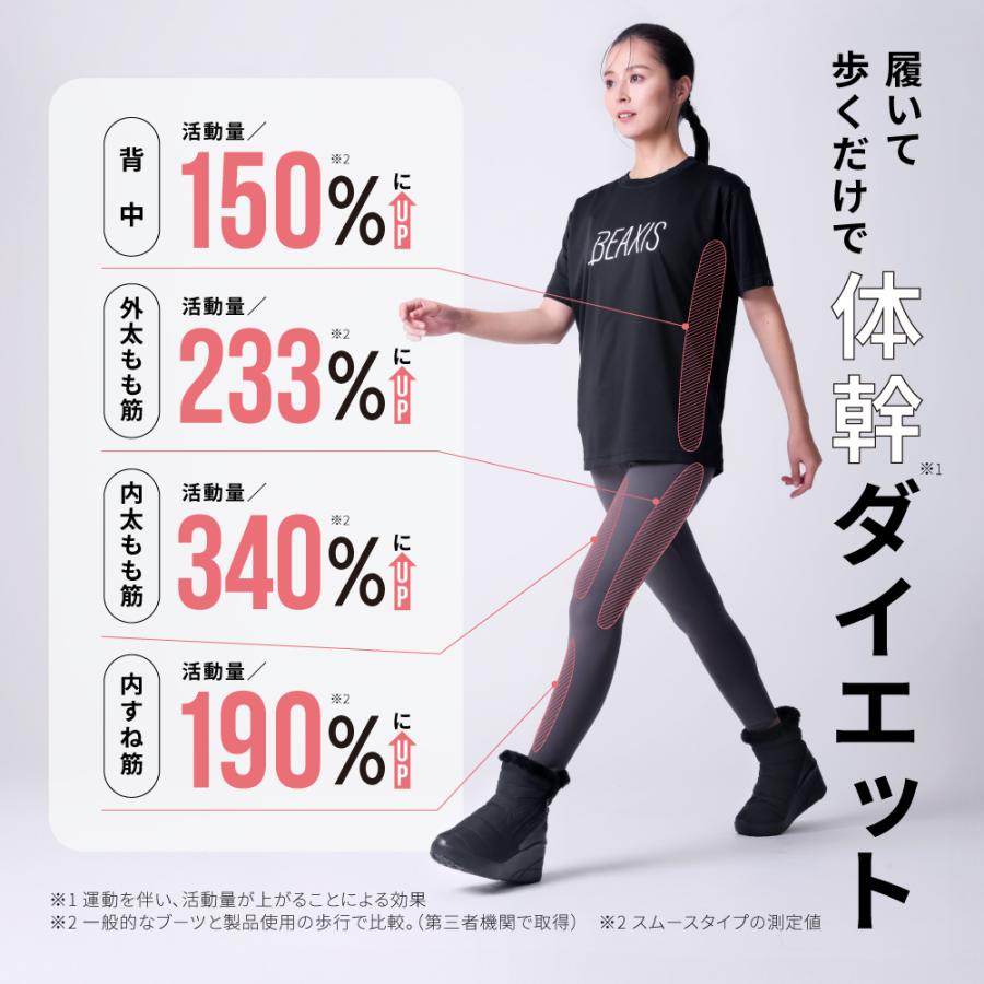 BEAXIS（ビーアクシス） ダウンブーツ ブーツ ダイエット 厚底