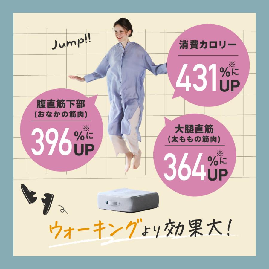 gymterior（ジムテリア） トランポリン 組立て不要 クッション 室内