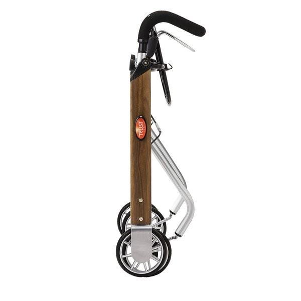 竹虎 レッツゴーミニ 室内専用歩行車／ウォールナット（竹虎）117504