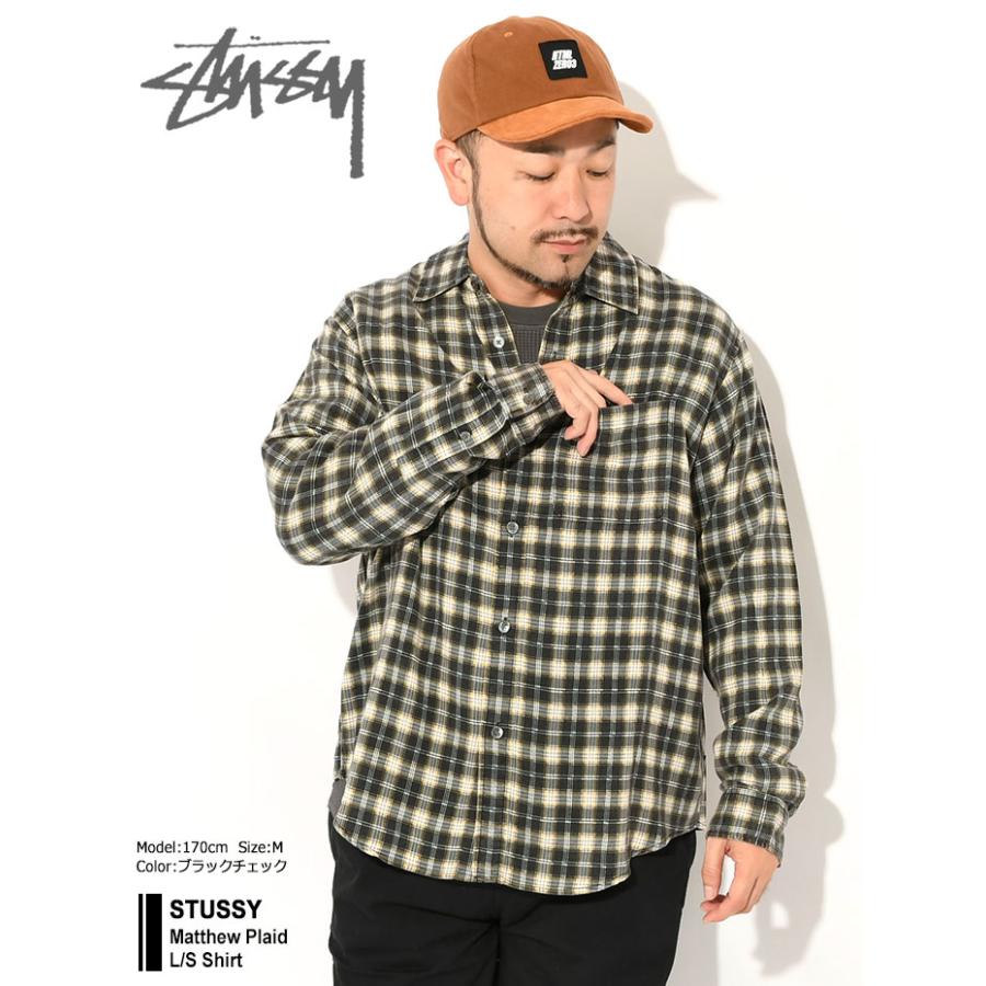 STUSSY（ステューシー） シャツ 長袖 メンズ Matthew Plaid ( shirt