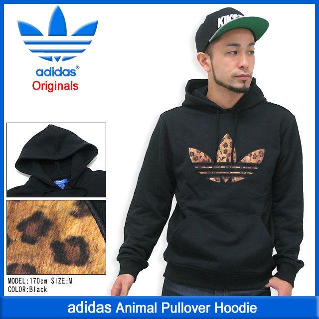 adidas Originals アディダス アニマル プルオーバー フード