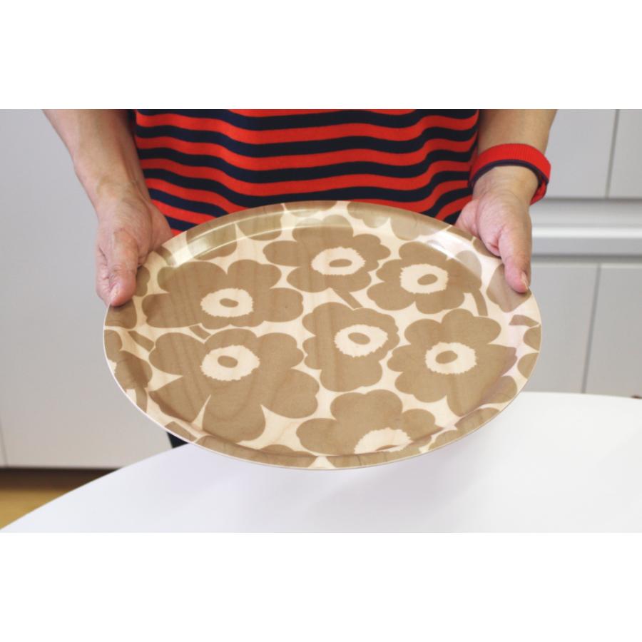 marimekko（マリメッコ） トレイ ミニウニッコ ベージュ MINI UNIKKO