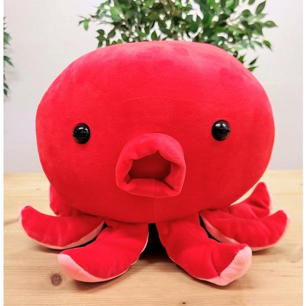 ぷてぃまりん ゆるふわぬいぐるみBIG ぬいぐるみ たこ 手触り