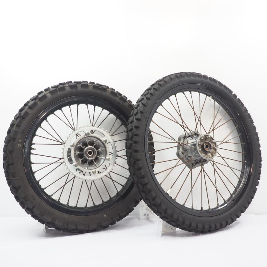 スーパーシェルパ KL250G純正フロントホイール リアホイール set 21x1