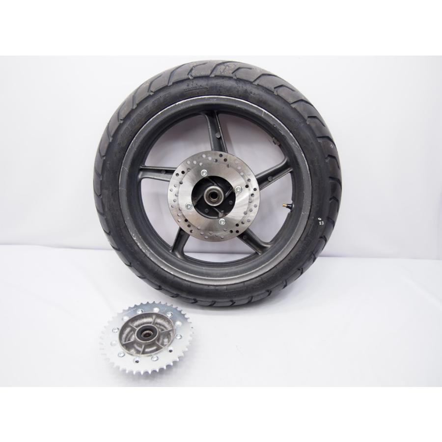 VTR250純正リアホイール4.00×17Jディスク.スプロケ付き.MC33キャブ車