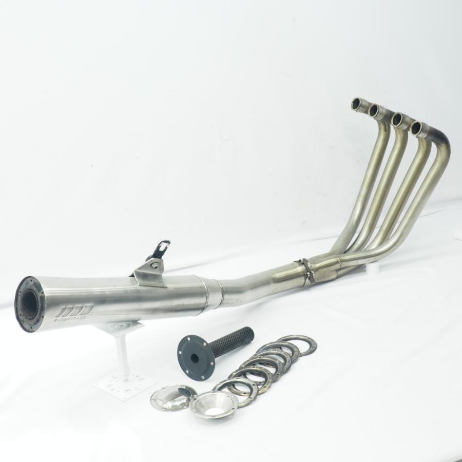 ゼファー400 スーパートラップマフラー フルエキ ステンレス スパトラ