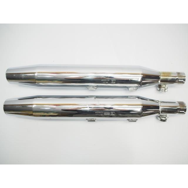 ハーレー ソフテイル FLSTC1450純正マフラーのサイレンサー 2本 65885