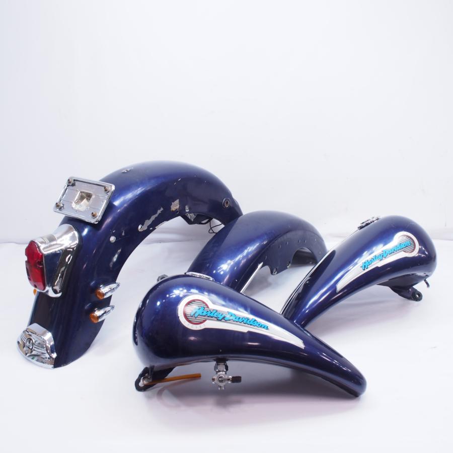 ハーレーFLHショベル ストレッチタンク フロントフェンダー リア