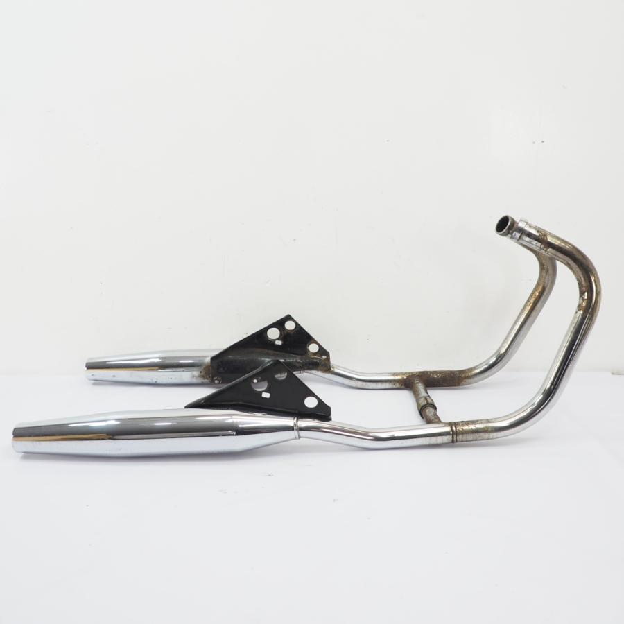 レブル MC13純正マフラー左右サイレンサー エキパイ ステー REBEL HM