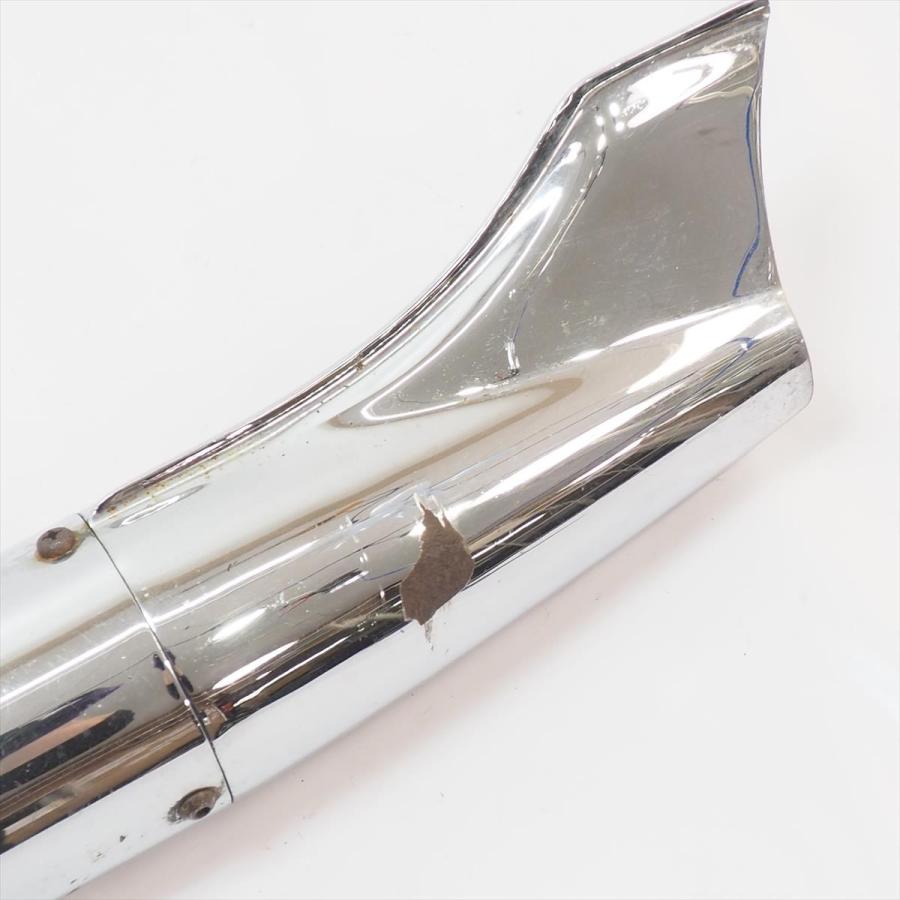 ハーレー ソフテイル カーカー フィッシュテールサイレンサー 左右出し