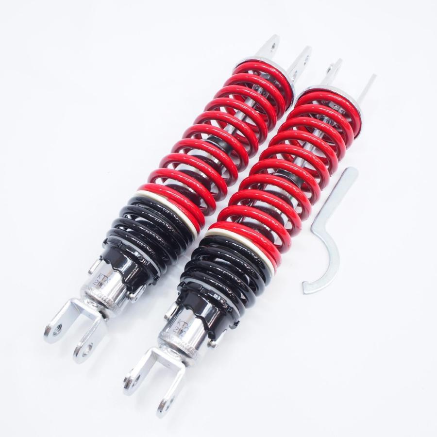 即決CB250TホークCB400T MDIメッキxブラックxレッド左右リアサス330mm