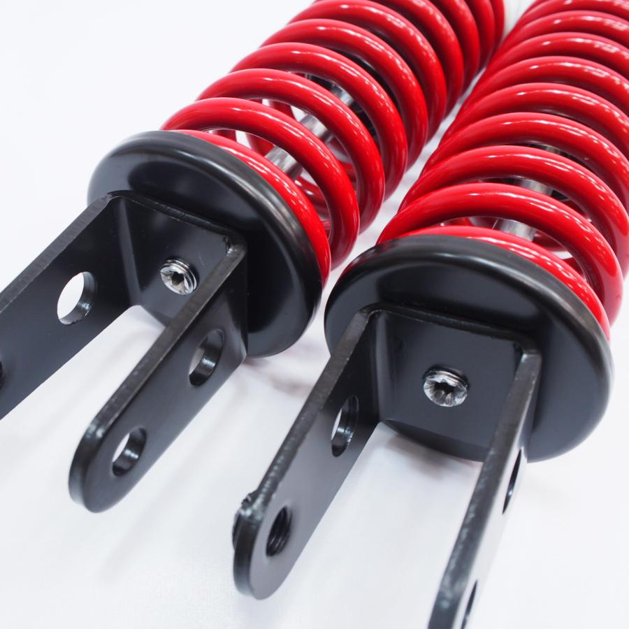 CB400TホークCB250T MDIリアサス ブラックxレッドxホワイト330mmリア