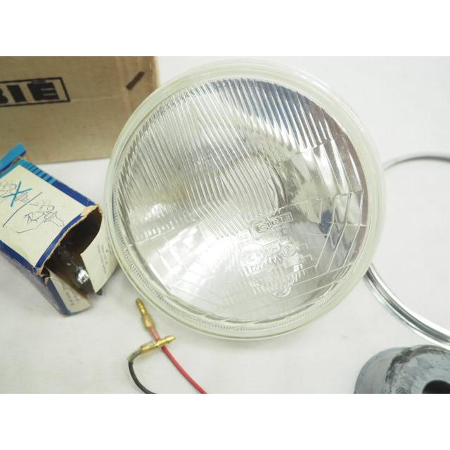 未使用 CIBIE ヘッドライト ヘッドランプ 6V φ130mm MB50 MB80
