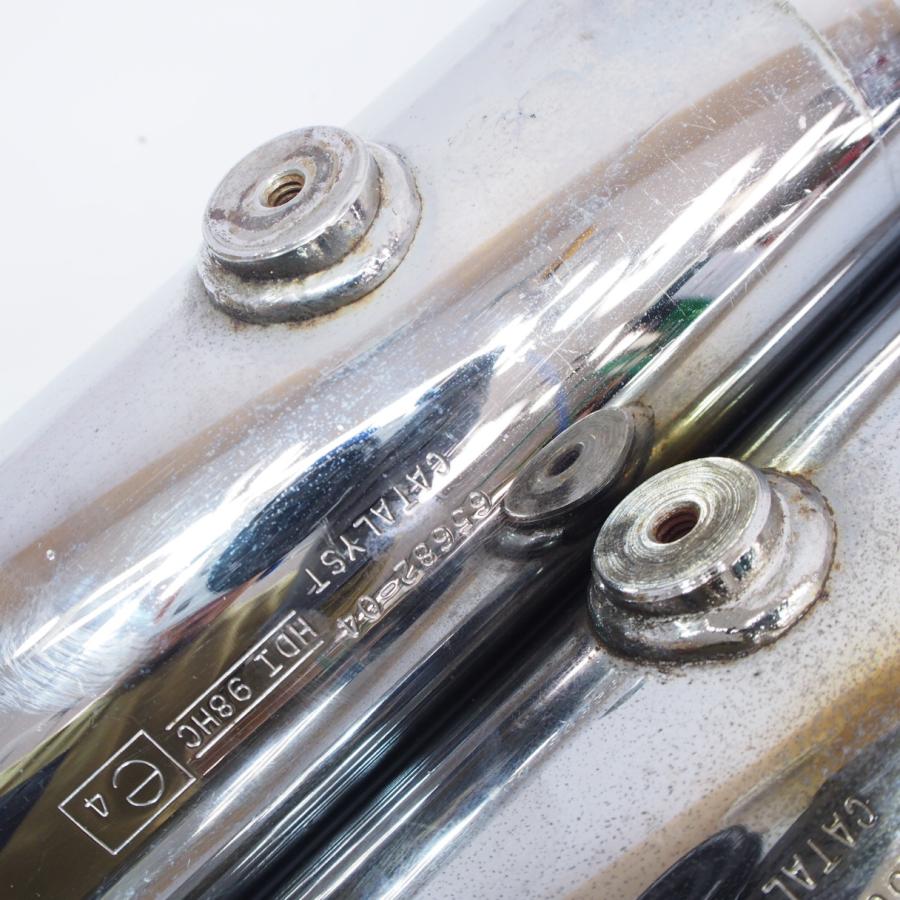 ハーレー04-06年ソフテイルFLSTC FXSTS FXSTB純正サイレンサー前後