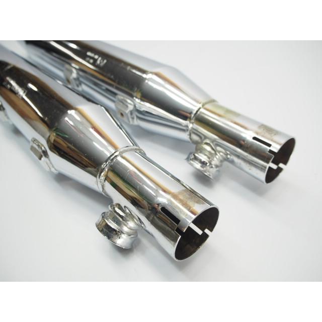 ハーレー ソフテイル FLSTC1450純正マフラーのサイレンサー 2本 65885