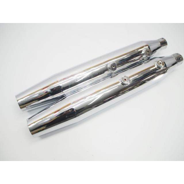 ハーレー ソフテイル FLSTC1580純正マフラーのサイレンサー 2本 65842