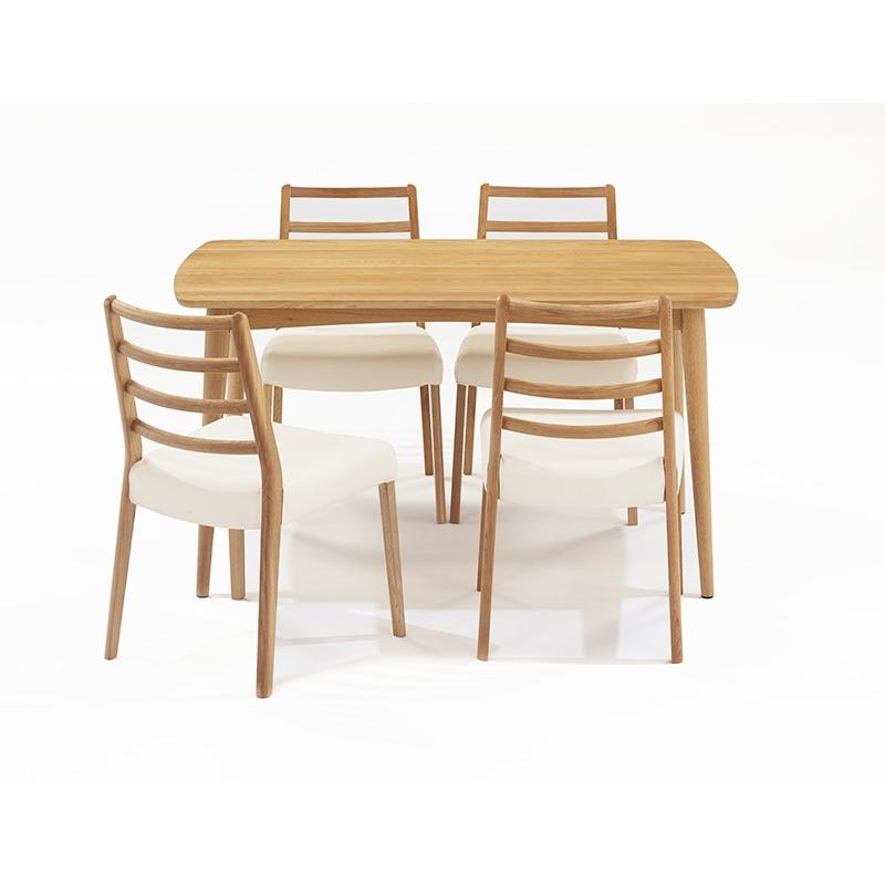 大塚家具 ダイニングテーブル 4本脚 シネマ3 レッドオーク材 幅150cm