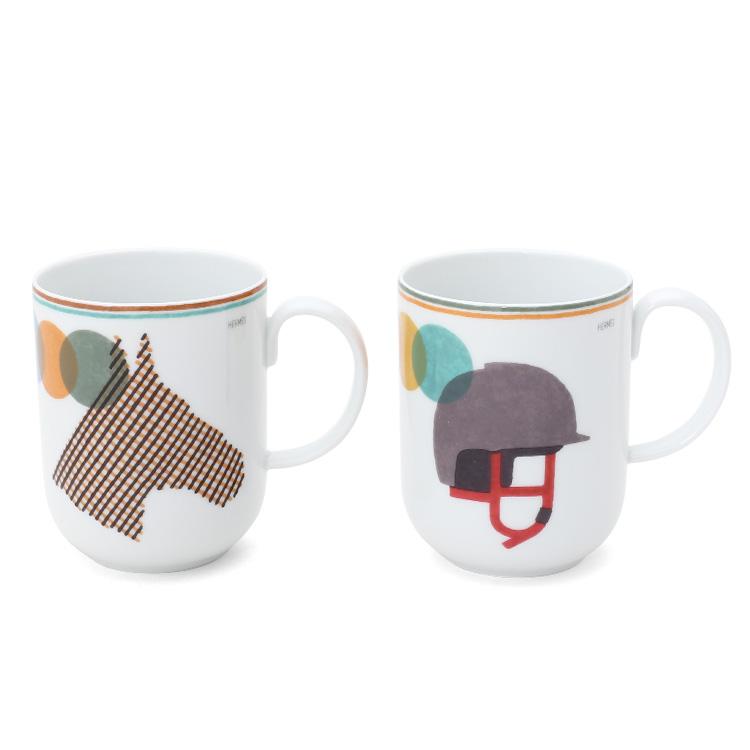 HERMES（エルメス） ソー・エルメス マグカップ 300ml No.1＆No.2 ペア