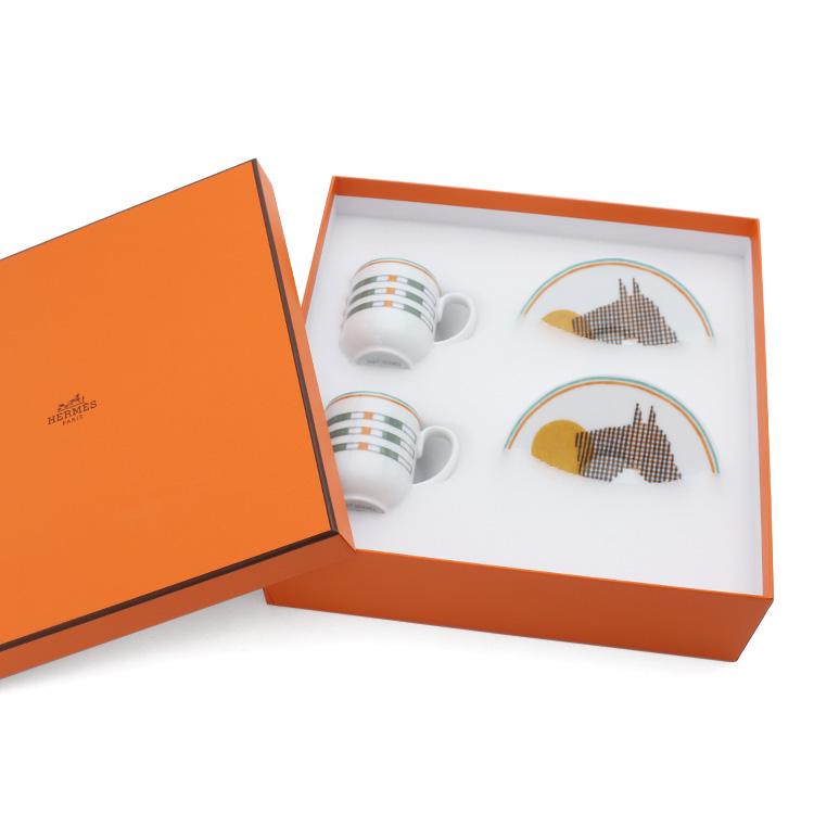 HERMES（エルメス） ソー コーヒーカップ＆ソーサー 100ml ペア SAUT