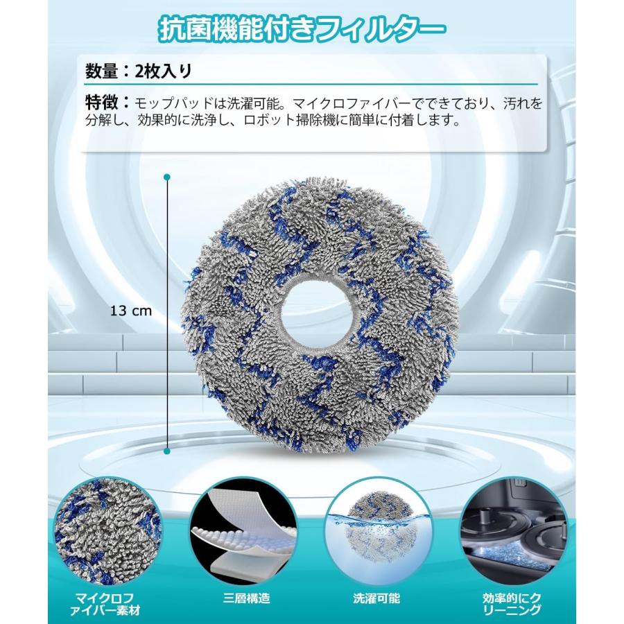 ECOVACS（エコバックス） 消耗品 DEEBOT X1 TURBO X1 OMNI X1 PLUS