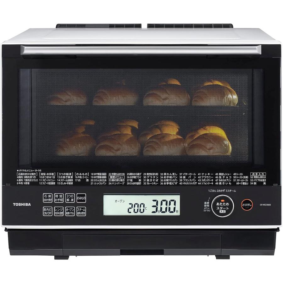 石窯オーブン 東芝 過熱水蒸気オーブンレンジ 30L 石窯ドーム 300℃ 2段