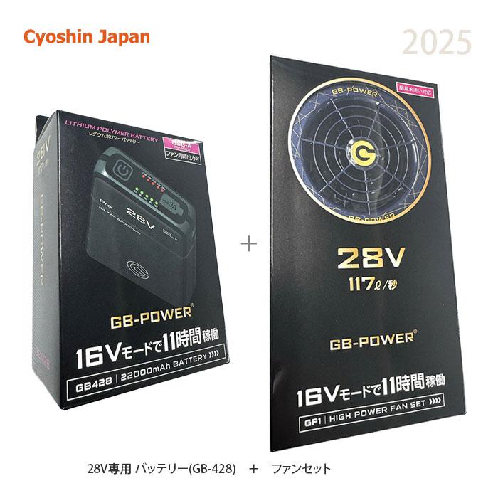 ポイント6倍)長信ジャパン GB-POWER 28V専用 バッテリー(GB-428)＋