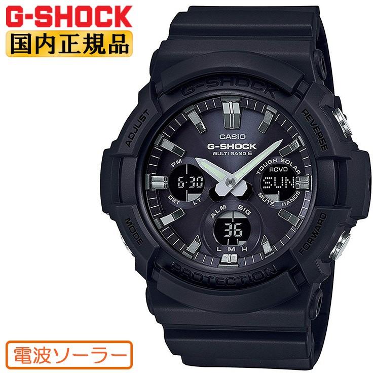 G-SHOCK 電波 ソーラー ビッグケース ブラック GAW-100B-1AJF CASIO