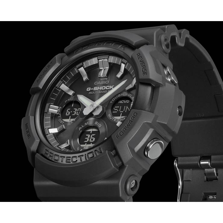 G-SHOCK 電波 ソーラー ビッグケース ブラック GAW-100B-1AJF CASIO