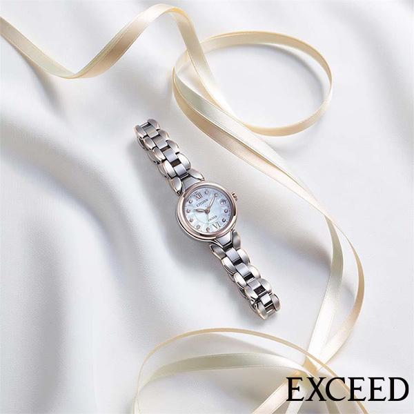 EXCEED(CITIZEN) シチズン エクシード ソーラー 電波時計 ハッピー