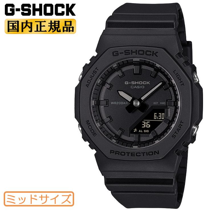 G-SHOCK スモールサイズ GMA-P2100BB-1AJF オールブラック カシオ G