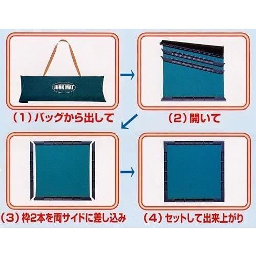 手打ち麻雀牌セット 大きめ麻雀牌スマートとジャンクマットのセット