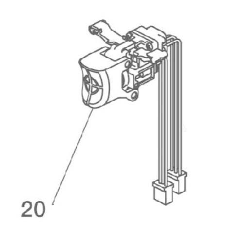 MAX マックス 充電式 18V インパクト ドライバ PJ-ID153 用 トリガASSY