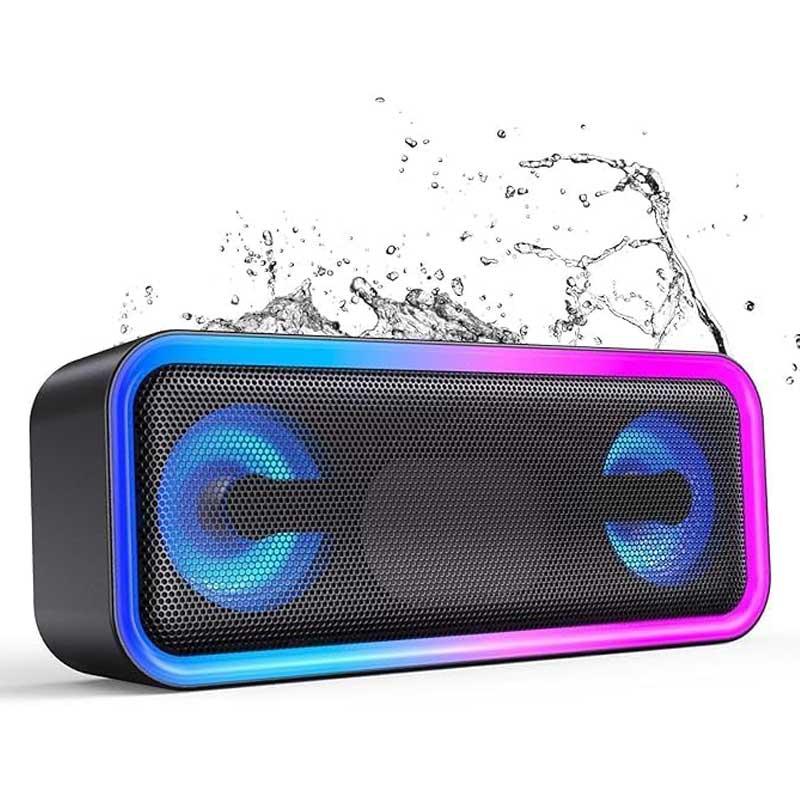 Jecos スピーカー A8 bluetooth 高音質 重低音 テレビ pc usb 防水