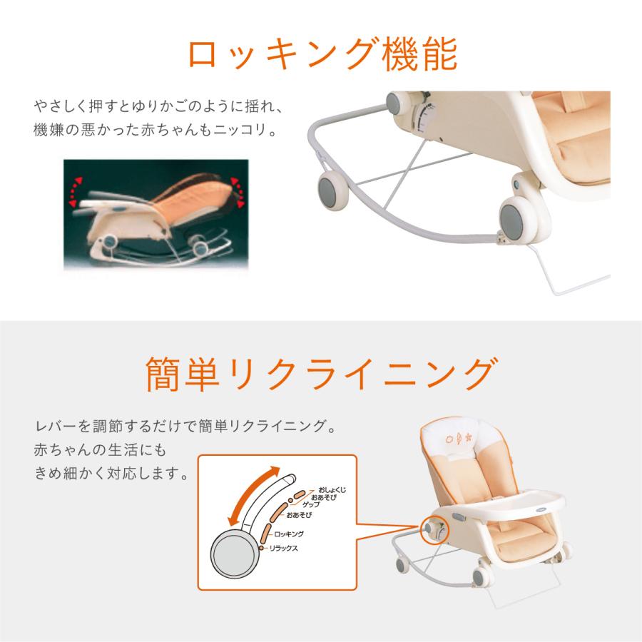 Combi（コンビ） ベビーチェア ラック プルメアS 赤ちゃん イス : い