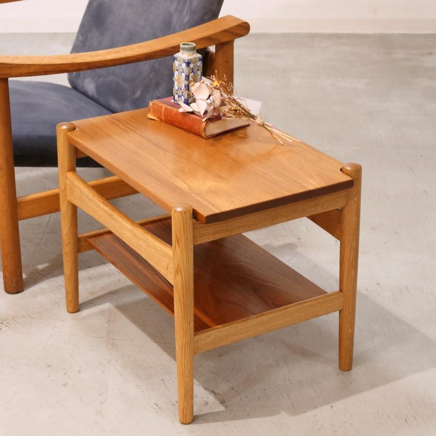 UD17163-1｜AT50 サイドテーブル（チーク＆オーク）HansJWegner/ハンス