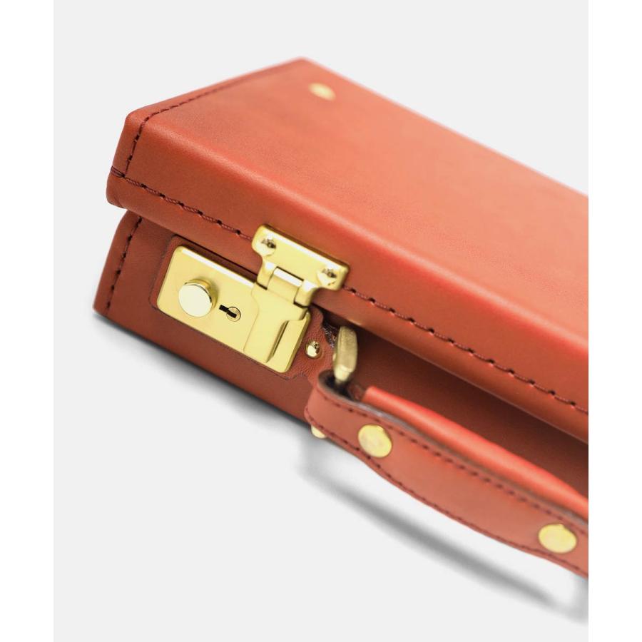 SILVER LAKE SILVER LAKE CLUB レザーミニトランク 23cm (オイルレザー