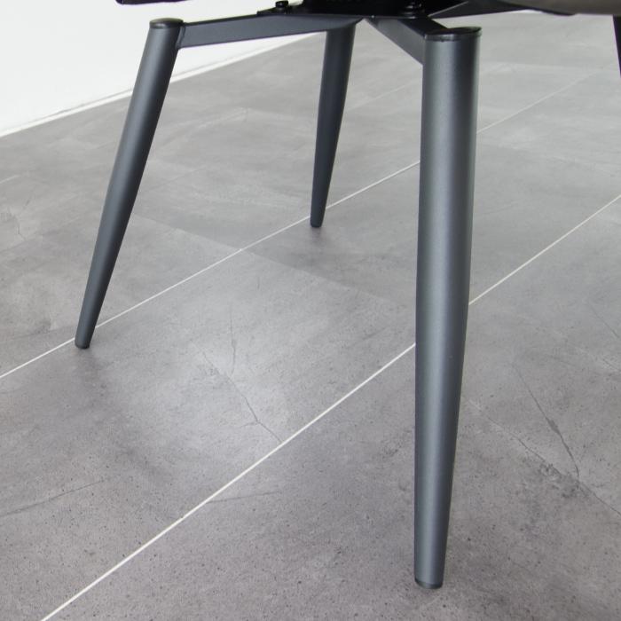 ダイニングチェア 2脚セット 回転式 肘付き 座面ワイド 幅広 ゆったり