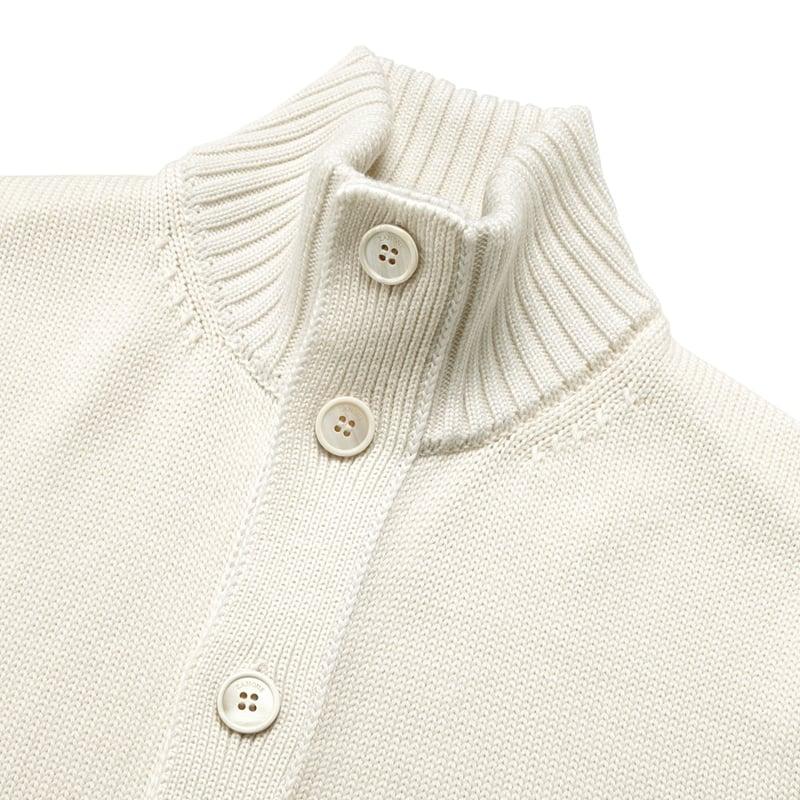 ZANONE（ザノーネ） ウール5ゲージスタンドカラーニットカーディガン