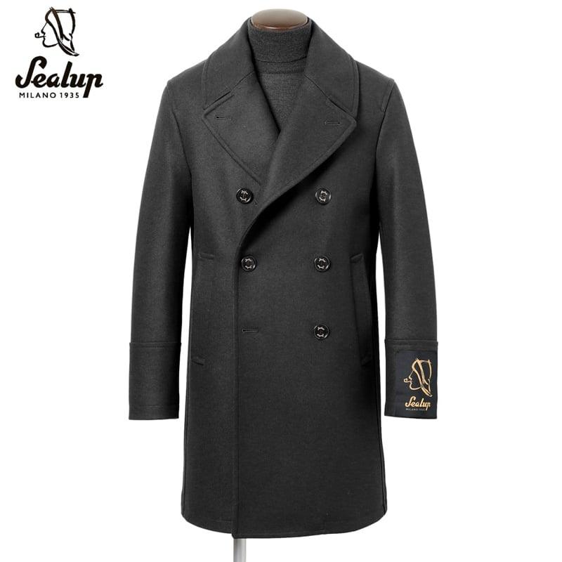 シーラップ Sealup ／ ウールメルトンロングピーコート「GENOVA