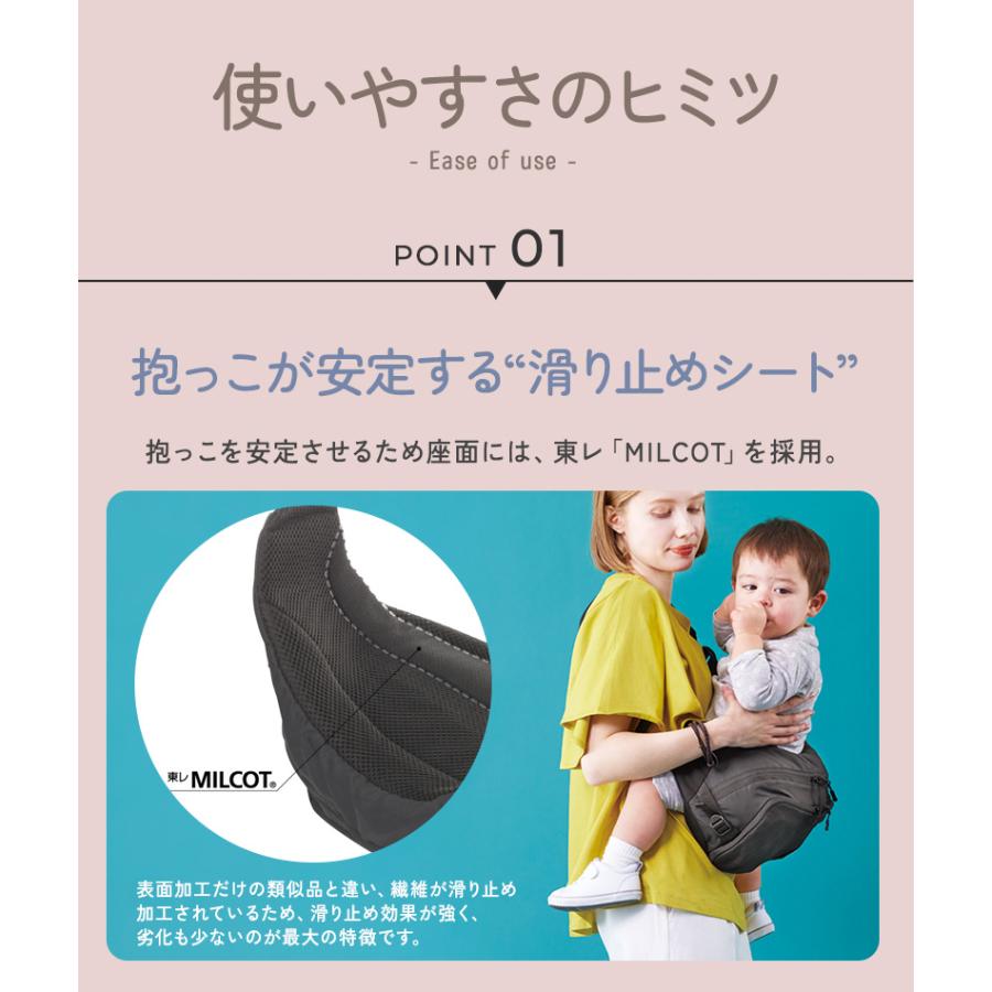 抱っこ紐 バッグ ダッコバッグ ヒップシート スリング 収納 POLBAN