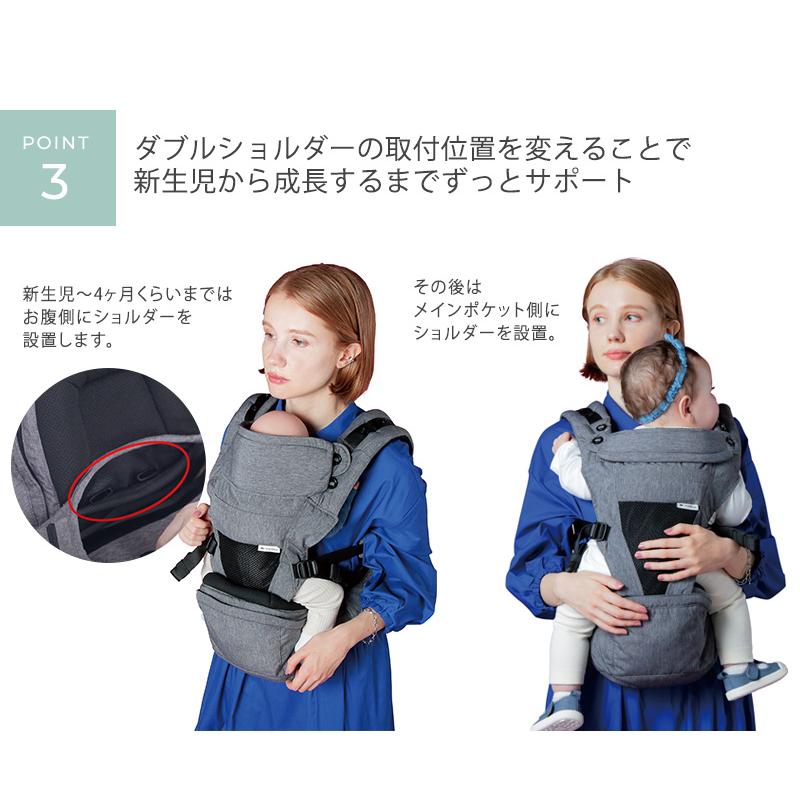 抱っこ紐 新生児 ヒップシート ベビー 赤ちゃん 抱っこひも POLBAN