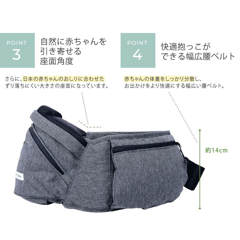 ポルバン アドバンス ヒップシート + シングルショルダーセット 抱っこ