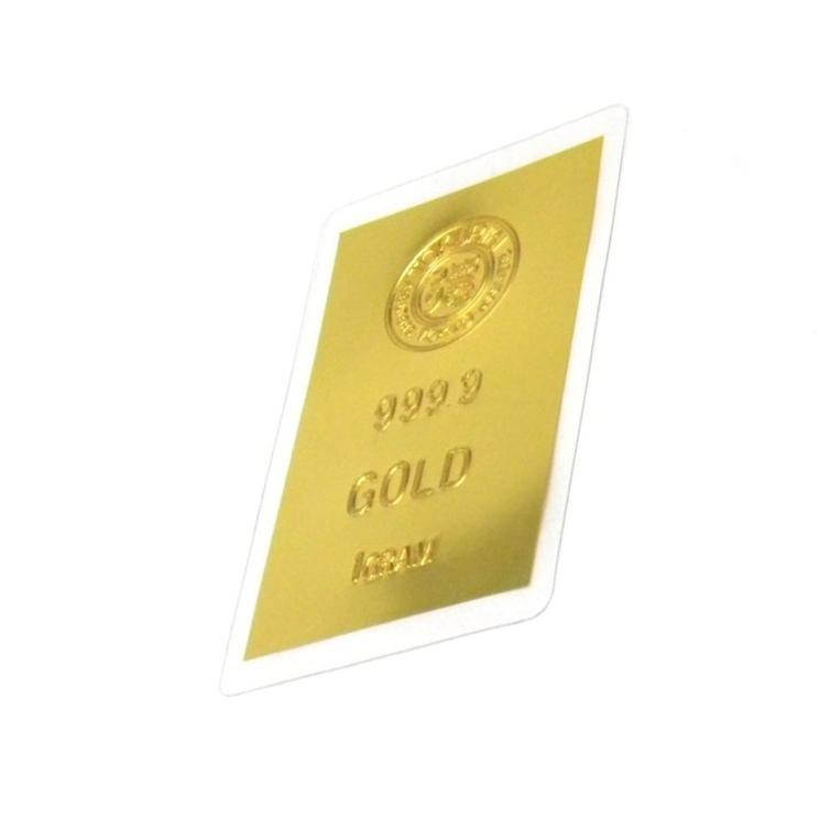 新品 徳力本店 純金 インゴット ingot カード型 24金 ゴールド K24 1g