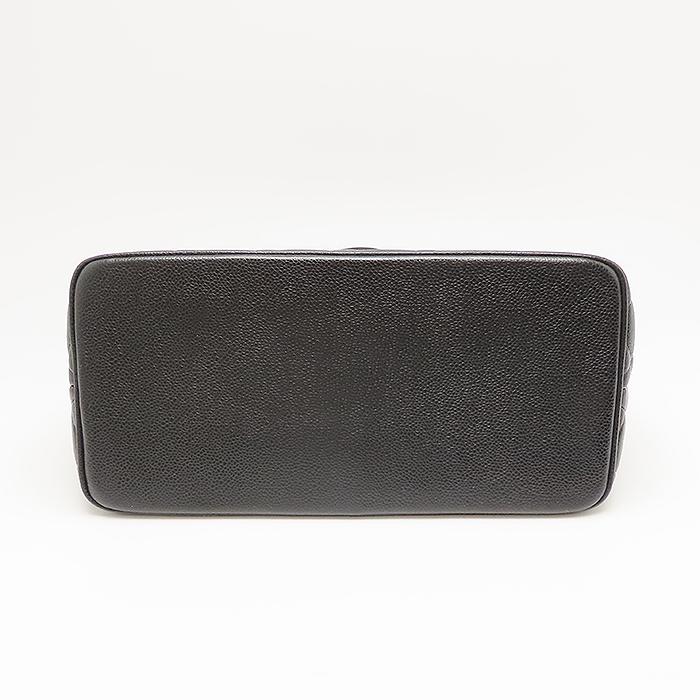 CHANEL（シャネル） 復刻トート シルバー金具 キャビアスキン ブラック